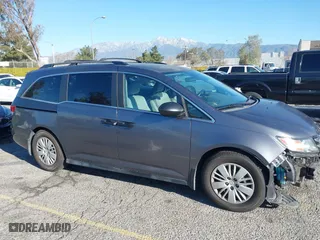 2014 Honda Odyssey LX with VIN 5FNRL5H23EB015067, listed as a IAAI auction lot 41760301 with 167,389 mi miles. Bid and sale history available at carsss.com. Image 13.