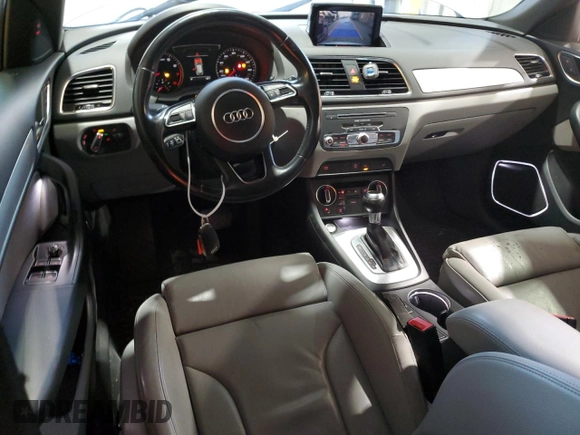 2016 Audi Q3 Prestige with VIN WA1GFCFSXGR004015, listed as a Copart auction lot 83608134 with 90,926 mi miles and Salvage title. Bid and sale history available at DreamBid. Image 8.