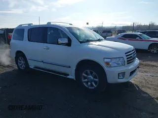 2007 Infiniti QX56 with VIN 5N3AA08CX7N802572, listed as a IAAI auction lot 41898307 with 202,221 mi miles. Bid and sale history available at carsss.com. Image 1.