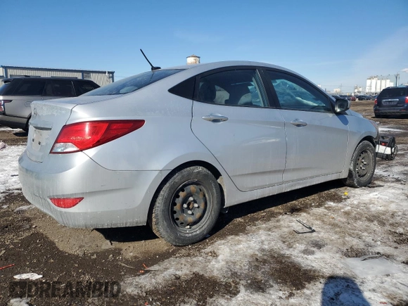 2017 Hyundai Accent SE with VIN KMHCT4AE9HU307981, listed as a Copart auction lot 46506845 with 101,763 mi miles and Salvage Title. Bid and sale history available at carsss.com. Image 3.