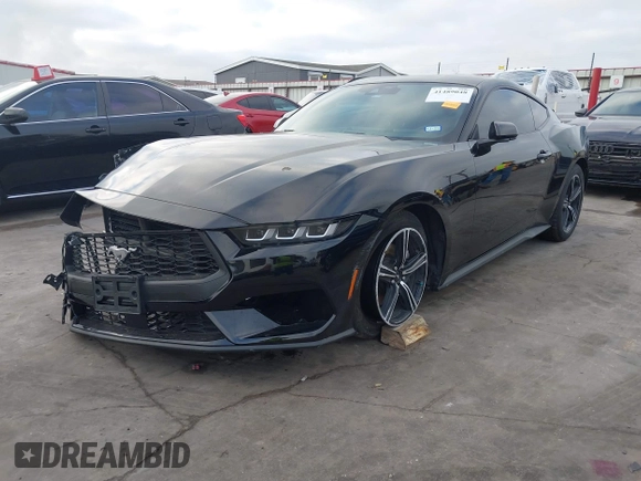 2024 Ford Mustang EcoBoost with VIN 1FA6P8TH8R5118535, listed as a IAAI auction lot 41489048 with 6,413 mi miles. Bid and sale history available at carsss.com. Image 22.