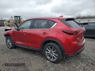 2021 Mazda CX-5 Grand Touring Reserve with VIN JM3KFBAY5M0313517, listed as a Copart auction lot 42815805 with 34,028 mi miles and Salvage Title. Bid and sale history available at carsss.com. Image 2.