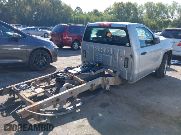 2016 Chevrolet Silverado 1500 Work Truck with VIN 1GCNCNEH4GZ220868, listed as a IAAI auction lot 37649227 with 1 mi miles. Bid and sale history available at carsss.com. Image 4.