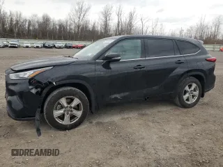 2020 Toyota Highlander L with VIN 5TDCZRBH5LS501722, listed as a Copart auction lot 79169834 with 87,758 mi miles and Salvage title. Bid and sale history available at DreamBid. Image 1.