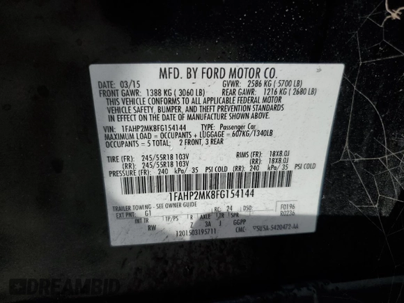 2015 Ford Police Interceptor с VIN 1FAHP2MK8FG154144, выставлен на аукционе Copart как лот 49960635 с пробегом 50 031 миль миль и Чистый • Clean title. История ставок и продаж доступна на DreamBid. Изображение 12.