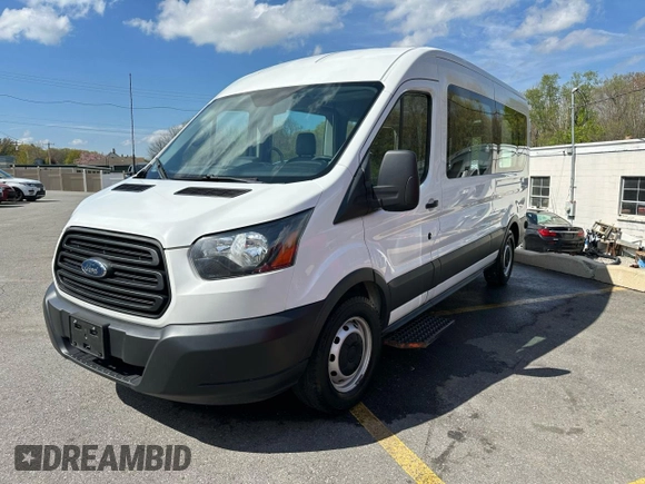 2019 Ford Transit XL with VIN 1FDZX2CM6KKB27948, listed as a Copart auction lot 55932665 with 244,675 mi miles and Clean Title. Bid and sale history available at DreamBid. Image 1.