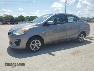2017 Mitsubishi Mirage ES with VIN ML32F3FJ0HHF06424, listed as a Copart auction lot 61743935 with 120,854 mi miles and Salvage title. Bid and sale history available at DreamBid. Image 1.