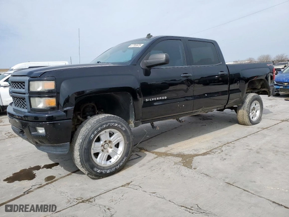 2014 Chevrolet Silverado 1500 LT with VIN 3GCUKREH3EG196310, listed as a Copart auction lot 47783975 with 130,925 mi miles and Salvage Title. Bid and sale history available at carsss.com. Image 1.