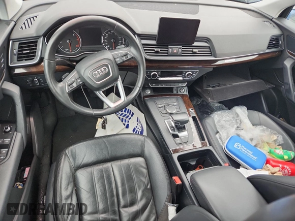 2018 Audi Q5 Premium with VIN WA1ANAFY0J2175633, listed as a Copart auction lot 63984335 with 79,084 mi miles and Salvage title. Bid and sale history available at DreamBid. Image 8.