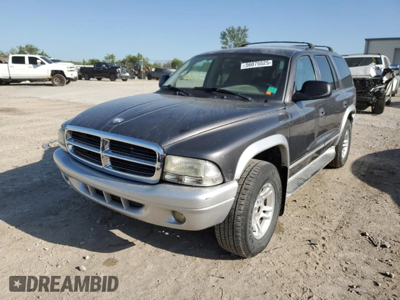 2003 Dodge Durango SLT Plus z VIN 1D4HS58NX3F518678, wystawiony jako Copart lot #56075525 z przebiegiem 140 709 mil mil oraz Szkoda całkowita • Salvage title. Historia ofert i sprzedaży dostępna na DreamBid. Obrazek 1.