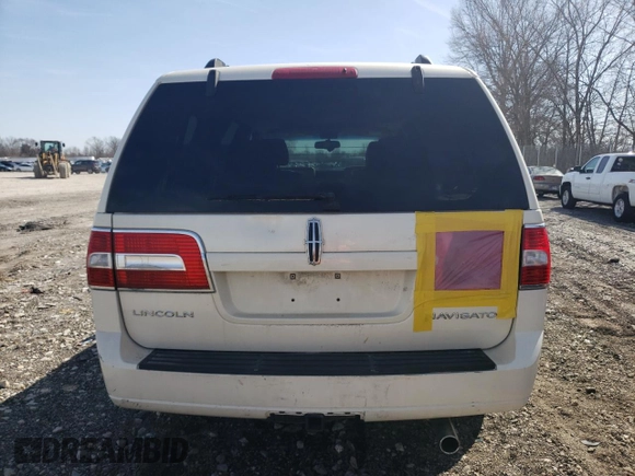 2007 Lincoln Navigator with VIN 5LMFU28567LJ24897, listed as a Copart auction lot 49324365 with Not provided miles and Salvage title. Bid and sale history available at DreamBid. Image 6.