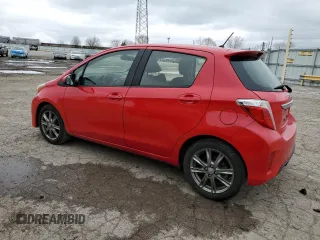 2014 Toyota Yaris L with VIN JTDKTUD34ED578405, listed as a Copart auction lot 51977115 with 92,721 mi miles and Salvage Title. Bid and sale history available at carsss.com. Image 2.