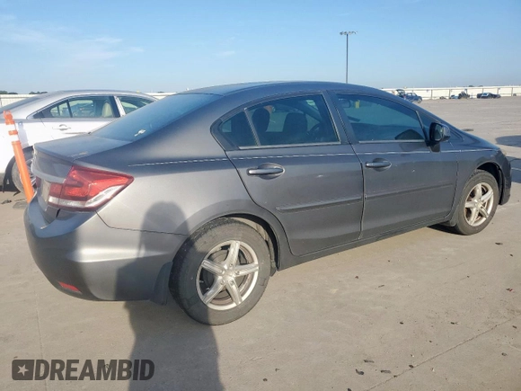 2013 Honda Civic LX z VIN 2HGFB2F50DH502593, wystawiony jako Copart lot #58256345 z przebiegiem 178 975 mil mil oraz Szkoda całkowita • Salvage title. Historia ofert i sprzedaży dostępna na DreamBid. Obrazek 3.