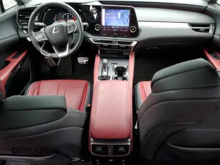 2023 Lexus RX 350 with VIN 2T2BAMCA7PC004804, listed as a Copart auction lot 51845555 with 24,797 mi miles and Salvage Title. Bid and sale history available at DreamBid. Image 8.