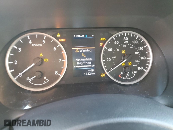 2022 Nissan Sentra S with VIN 3N1AB8BV8NY277369, listed as a Copart auction lot 80968483 with 1,332 mi miles and Clean Title. Bid and sale history available at carsss.com. Image 9.