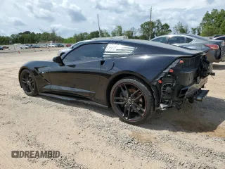 2014 Chevrolet Corvette Z51 3LT with VIN 1G1YM2D72E5102963, listed as a Copart auction lot 54023575 with 99,573 mi miles and Salvage title. Bid and sale history available at DreamBid. Image 2.