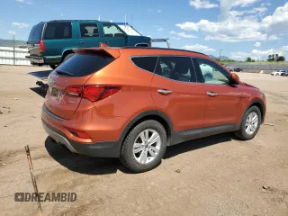 2017 Hyundai Santa Fe 2.4L with VIN 5XYZU3LB7HG386173, listed as a Copart auction lot 62022945 with 140,089 mi miles and Salvage title. Bid and sale history available at DreamBid. Image 3.