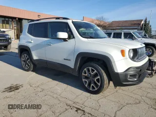 2017 Jeep Renegade Latitude with VIN ZACCJBBB2HPF24891, listed as a Copart auction lot 50672155 with 93,730 mi miles and Salvage Title. Bid and sale history available at carsss.com. Image 4.