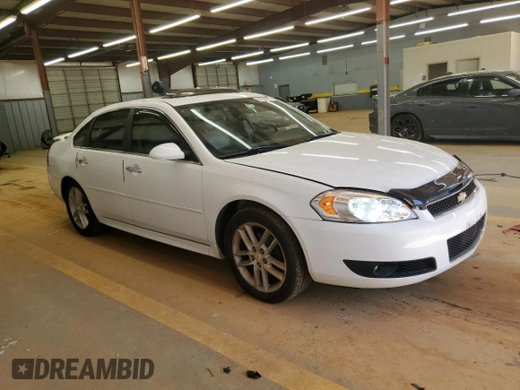 2012 Chevrolet Impala LTZ with VIN 2G1WC5E3XC1102909, listed as a Copart auction lot 52786605 with 185,134 mi miles and Salvage Title. Bid and sale history available at DreamBid. Image 4.