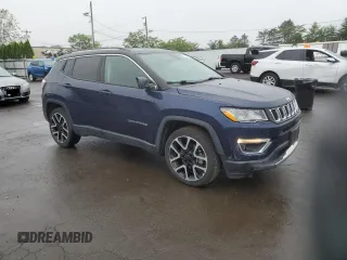 2019 Jeep Compass Limited with VIN 3C4NJCCB7KT730818, listed as a Copart auction lot 61362545 with 57,939 mi miles and Salvage title. Bid and sale history available at DreamBid. Image 4.