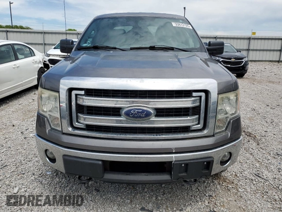 2013 Ford F-150 XL with VIN 1FTFW1ET4DKF81269, listed as a Copart auction lot 55813125 with 158,729 mi miles and Salvage title. Bid and sale history available at DreamBid. Image 5.