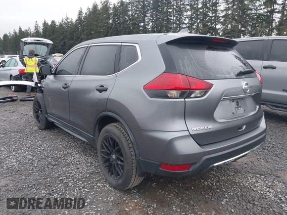 2017 Nissan Rogue SV with VIN KNMAT2MT0HP545534, listed as a IAAI auction lot 41906132 with 129,679 mi miles. Bid and sale history available at carsss.com. Image 3.
