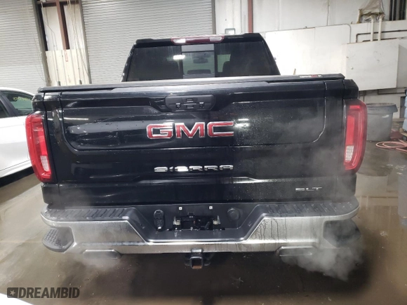 2019 GMC Sierra 1500 SLT with VIN 3GTU9DEL6KG281589, listed as a Copart auction lot 87168524 with 69,415 mi miles and Salvage Title. Bid and sale history available at carsss.com. Image 6.