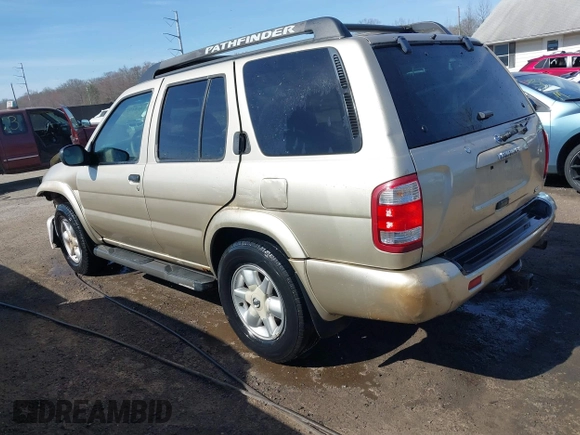2002 Nissan Pathfinder SE z VIN JN8DR09Y82W717024, wystawiony jako IAAI lot #41819237 z przebiegiem 216 760 mil mil oraz . Historia ofert i sprzedaży dostępna na DreamBid. Obrazek 3.