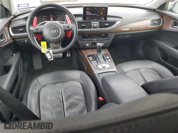 2016 Audi A7 3.0 Premium Plus with VIN WAUWGAFC2GN156855, listed as a Copart auction lot 38144594 with 85,049 mi miles. Bid and sale history available at carsss.com. Image 8.