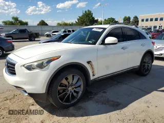 2013 Infiniti FX with VIN JN8CS1MW3DM173316, listed as a Copart auction lot 67945984 with 92,495 mi miles and Salvage Title. Bid and sale history available at DreamBid. Image 1.