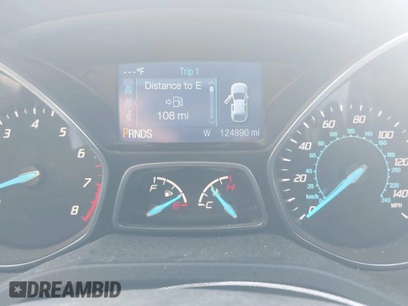 2013 Ford Escape SE with VIN 1FMCU9GX2DUD19077, listed as a IAAI auction lot 41578028 with 124,890 mi miles. Bid and sale history available at carsss.com. Image 7.