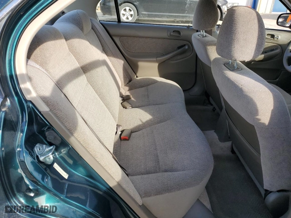 1997 Honda Civic LX with VIN 2HGEJ6672VH580933, listed as a Copart auction lot 49885485 with 70,063 mi miles and Salvage Title. Bid and sale history available at carsss.com. Image 10.