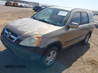 2003 Honda CR-V EX with VIN JHLRD78893C022843, listed as a IAAI auction lot 42028461 with 221,331 mi miles and . Bid and sale history available at carsss.com. Image 2.