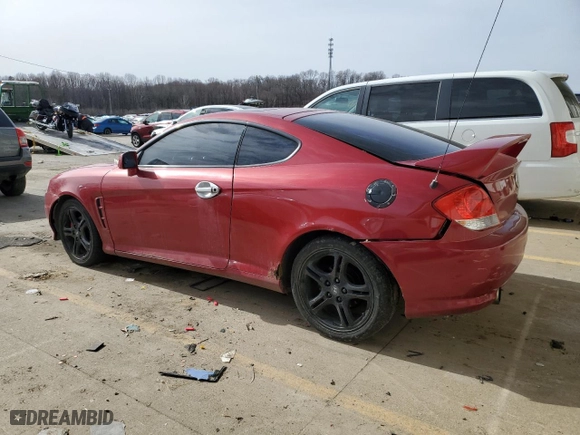 2006 Hyundai Tiburon GT with VIN KMHHN65F86U190230, listed as a Copart auction lot 47736175 with 156,991 mi miles and Non Repairable. Bid and sale history available at carsss.com. Image 2.