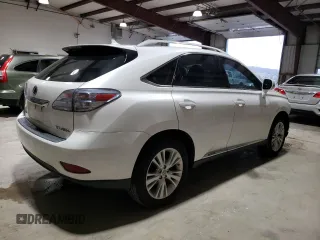 2010 Lexus RX 450h with VIN JTJBC1BA4A2003627, listed as a Copart auction lot 52583155 with 84,709 mi miles and Salvage title. Bid and sale history available at DreamBid. Image 3.