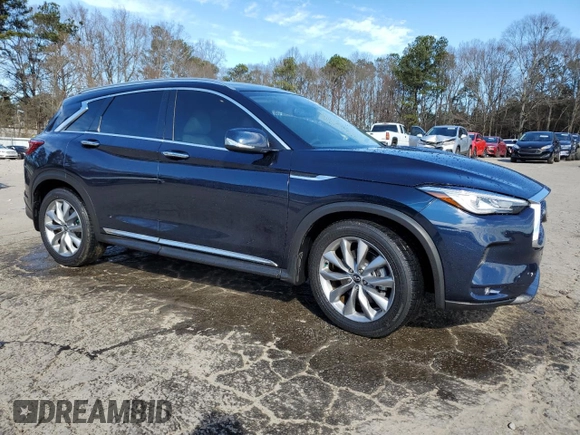 2019 Infiniti QX50 Essential z VIN 3PCAJ5M17KF139712, wystawiony jako Copart lot #46159245 z przebiegiem 47 803 mil mil oraz Szkoda całkowita • Salvage title. Historia ofert i sprzedaży dostępna na DreamBid. Obrazek 4.