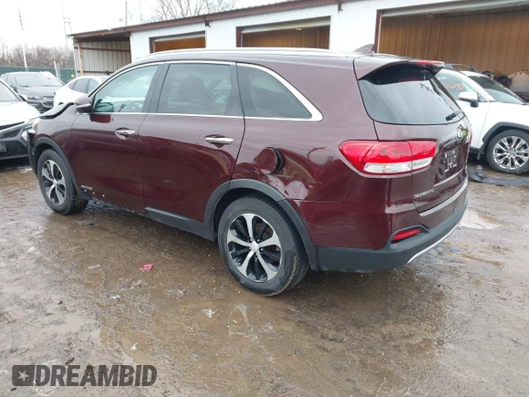 2018 Kia Sorento EX with VIN 5XYPHDA52JG363646, listed as a IAAI auction lot 41521063 with 166,449 mi miles and . Bid and sale history available at carsss.com. Image 3.
