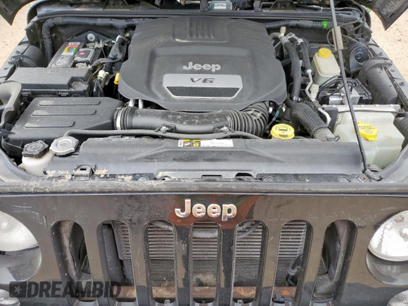 2016 Jeep Wrangler Black Bear with VIN 1C4AJWAG6GL332985, listed as a Copart auction lot 55244945 with 76,661 mi miles and Salvage title. Bid and sale history available at DreamBid. Image 12.