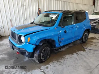 2015 Jeep Renegade Trailhawk with VIN ZACCJBCT1FPC16650, listed as a Copart auction lot 62394755 with 146,134 mi miles and Non repairable. Bid and sale history available at DreamBid. Image 1.