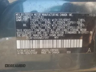 2010 Toyota RAV4 Limited with VIN 2T3DF4DV0AW031047, listed as a Copart auction lot 55529135 with 138,817 mi miles and Salvage title. Bid and sale history available at DreamBid. Image 13.