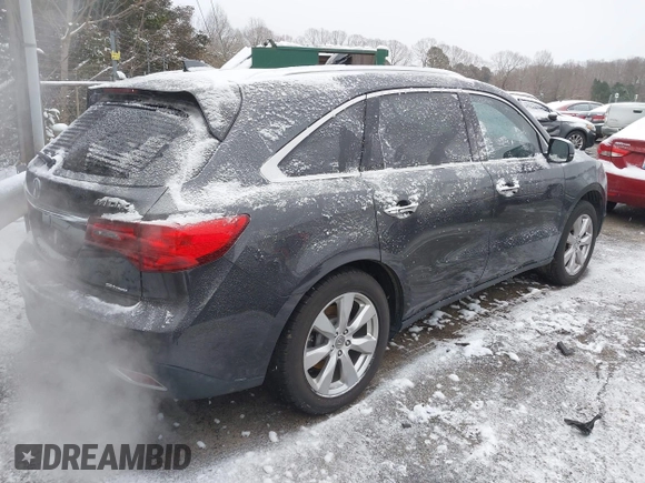 2016 Acura MDX w/Advance with VIN 5FRYD4H93GB049964, listed as a IAAI auction lot 41579286 with 67,898 mi miles. Bid and sale history available at carsss.com. Image 4.
