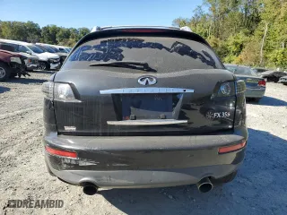 2005 Infiniti FX35 with VIN JNRAS08W15X204067, listed as a Copart auction lot 74496564 with 0 mi miles and Salvage Title. Bid and sale history available at carsss.com. Image 6.
