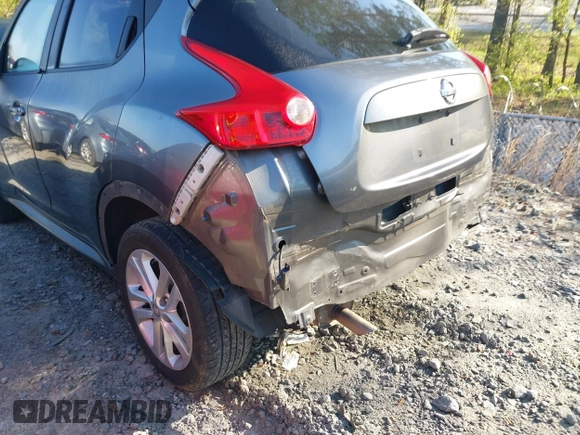 2013 Nissan Juke S with VIN JN8AF5MR1DT216120, listed as a IAAI auction lot 42000079 with 191,191 mi miles. Bid and sale history available at carsss.com. Image 6.