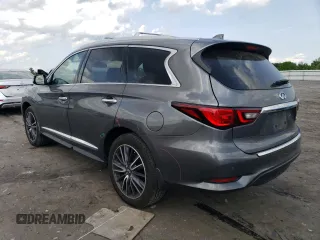 2019 Infiniti QX60 Luxe with VIN 5N1DL0MM3KC507445, listed as a Copart auction lot 55137195 with 205,602 mi miles and Salvage Title. Bid and sale history available at DreamBid. Image 2.