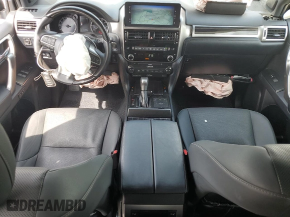 2023 Lexus GX 460 Premium with VIN JTJAM7BX4P5357977, listed as a Copart auction lot 53495245 with 45,585 mi miles and Salvage title. Bid and sale history available at DreamBid. Image 8.