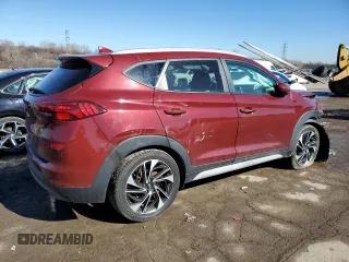 2019 Hyundai Tucson Sport with VIN KM8J33AL4KU888264, listed as a Copart auction lot 46300995 with 60,418 mi miles and Clean Title. Bid and sale history available at carsss.com. Image 3.