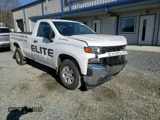 2021 Chevrolet Silverado 1500 Work Truck with VIN 3GCNWAEF7MG270058, listed as a Copart auction lot 89109935 with 65,155 mi miles and Salvage Title. Bid and sale history available at carsss.com. Image 10.
