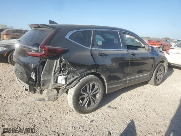 2022 Honda CR-V EX-L with VIN 5J6RW1H86NA012798, listed as a Copart auction lot 49135675 with 28,681 mi miles and Salvage Title. Bid and sale history available at carsss.com. Image 3.