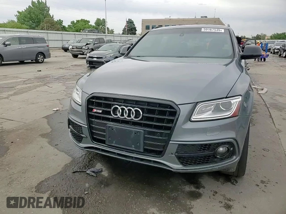 2017 Audi SQ5 Premium Plus z VIN WA1CCAFP4HA002123, wystawiony jako Copart lot #59167535 z przebiegiem 113 321 mil mil oraz Szkoda całkowita • Salvage title. Historia ofert i sprzedaży dostępna na DreamBid. Obrazek 14.