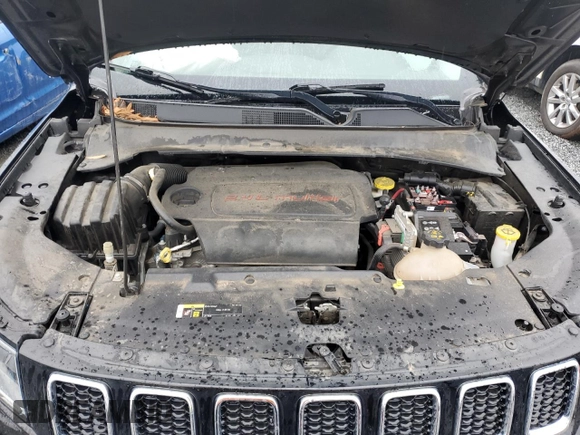 2020 Jeep Compass Latitude with VIN 3C4NJCBBXLT153012, listed as a Copart auction lot 48601875 with 60,850 mi miles and Salvage Title. Bid and sale history available at carsss.com. Image 12.